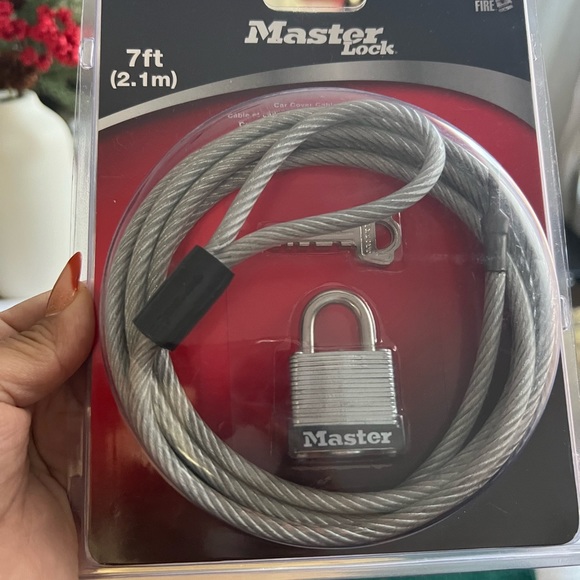 Master Lock Car Cover Cable and Lock - Picture 2 of 5